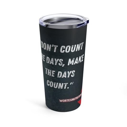 Premium 20oz Stainless Steel Tumbler – Double-Wall Insulation for Hot & Cold Drinks - Wortex Nutrition