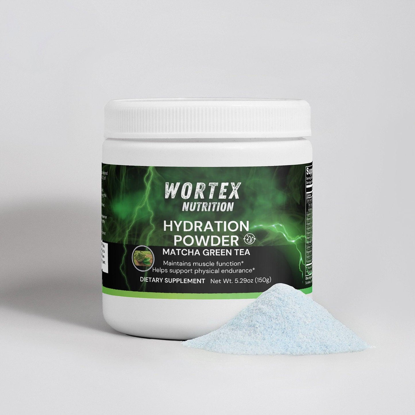 Hydration Powder (Matcha Green Tea) - Wortex Nutrition