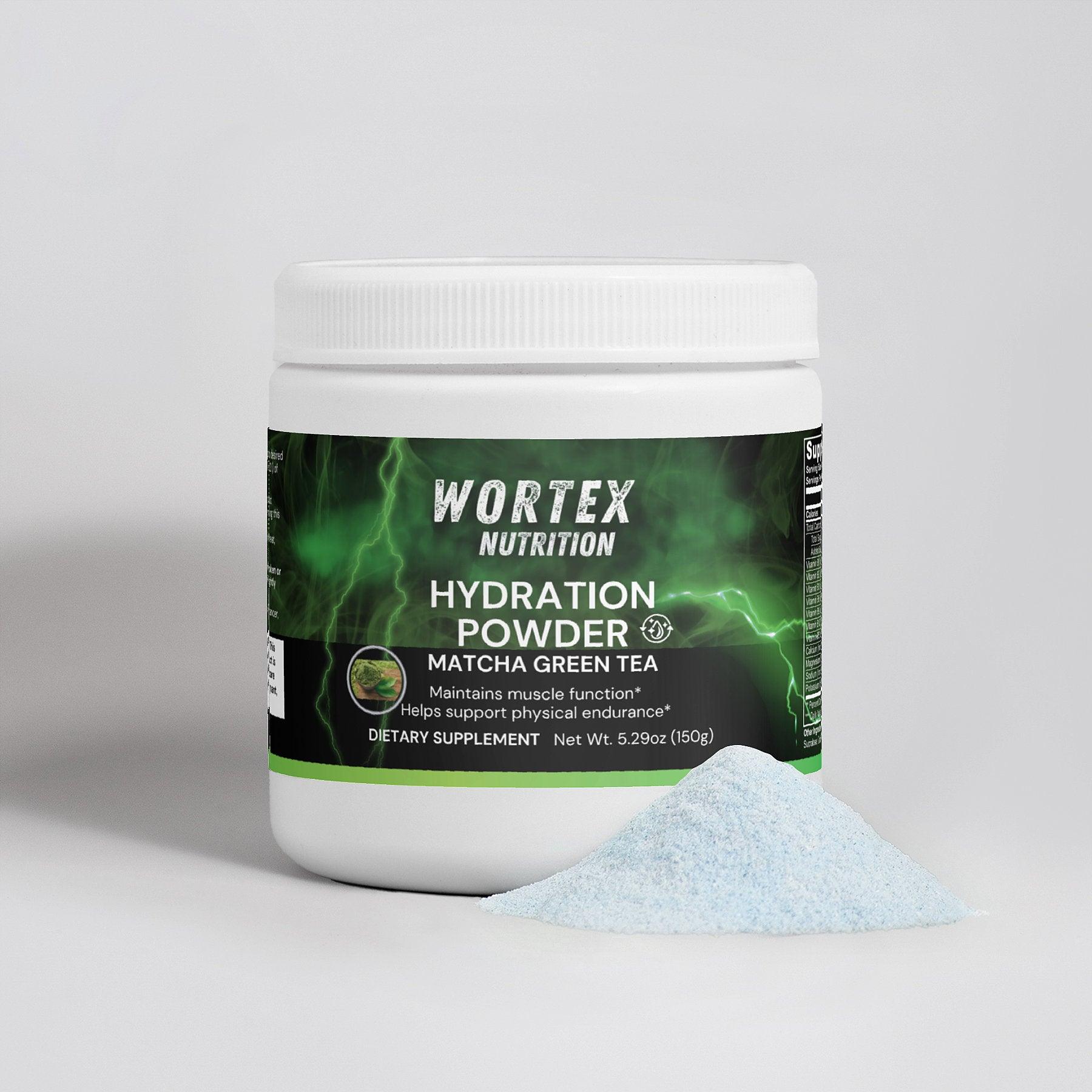 Hydration Powder (Matcha Green Tea) - Wortex Nutrition