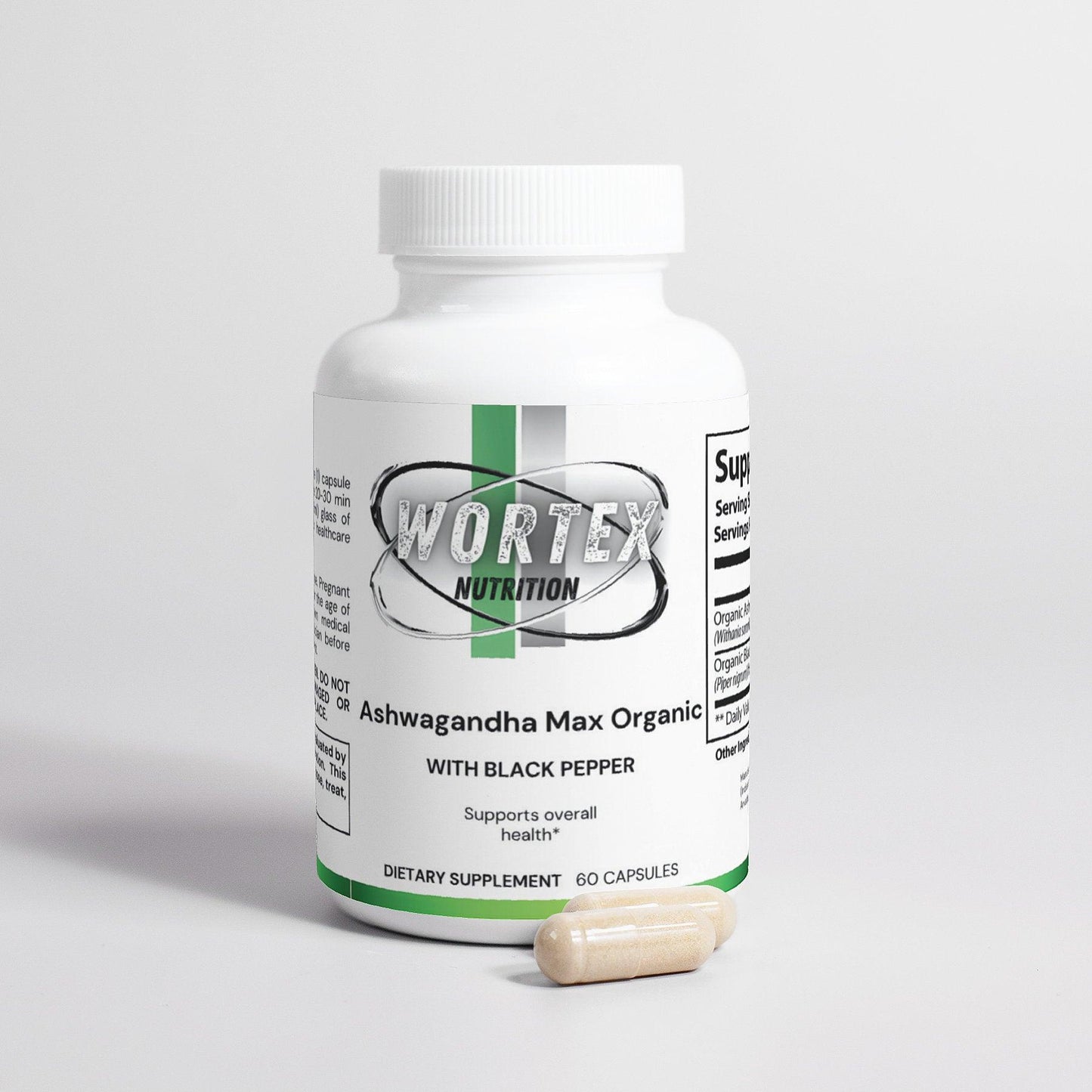 Ashwagandha Max Organic - Wortex Nutrition