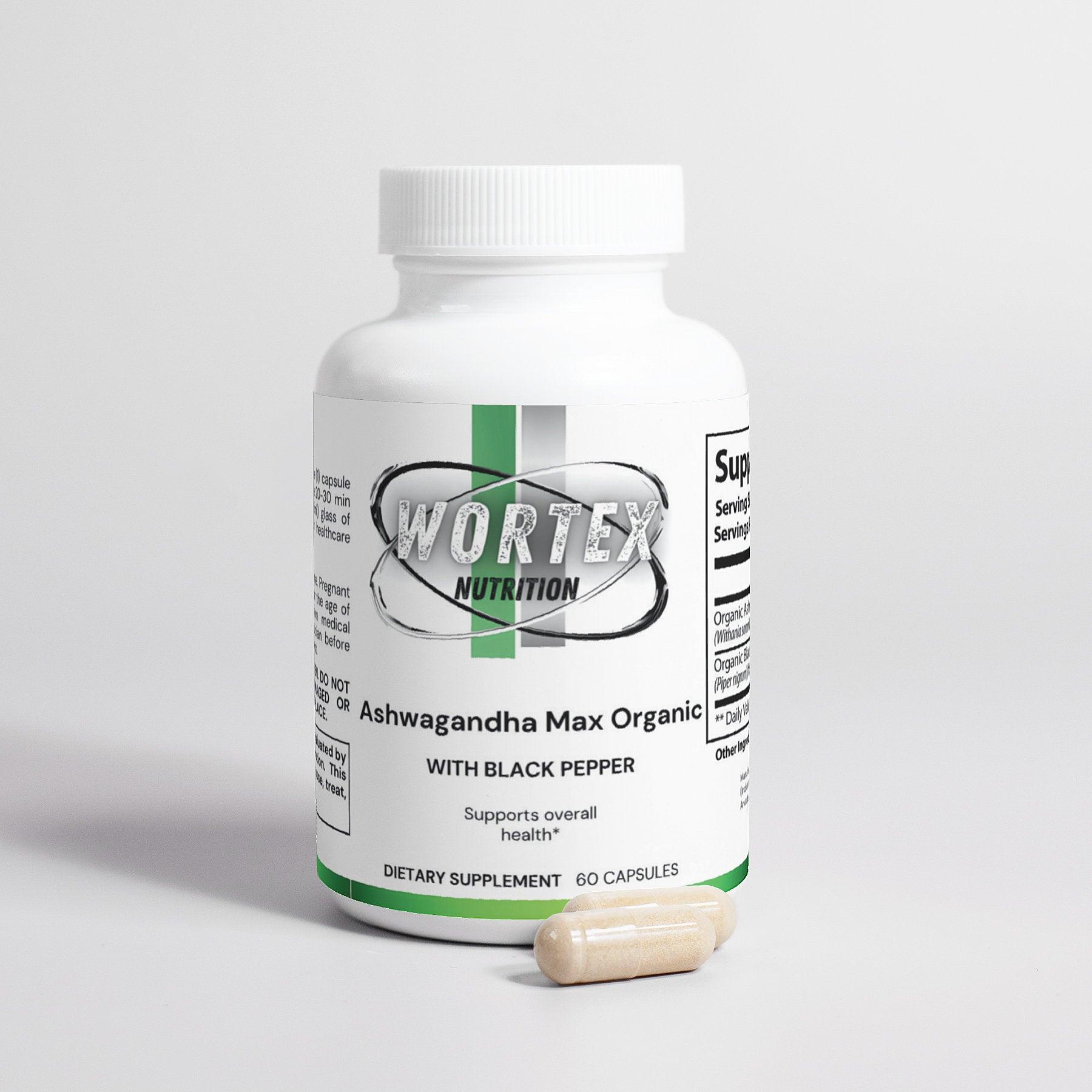 Ashwagandha Max Organic - Wortex Nutrition