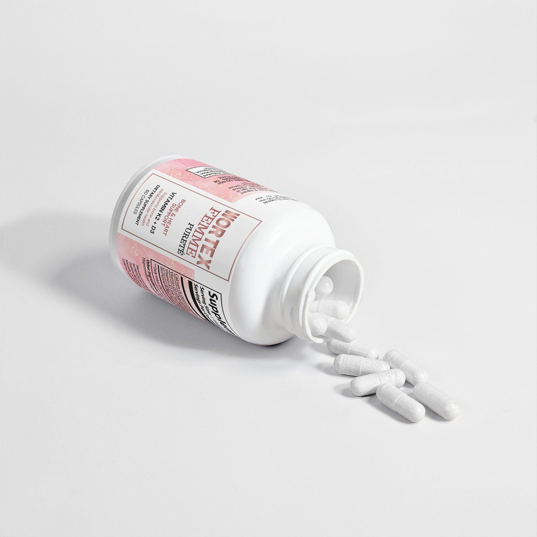 "Bone and Heart Support – Strengthen Bones & Boost Heart Health with D3 & K2" - Wortex Nutrition