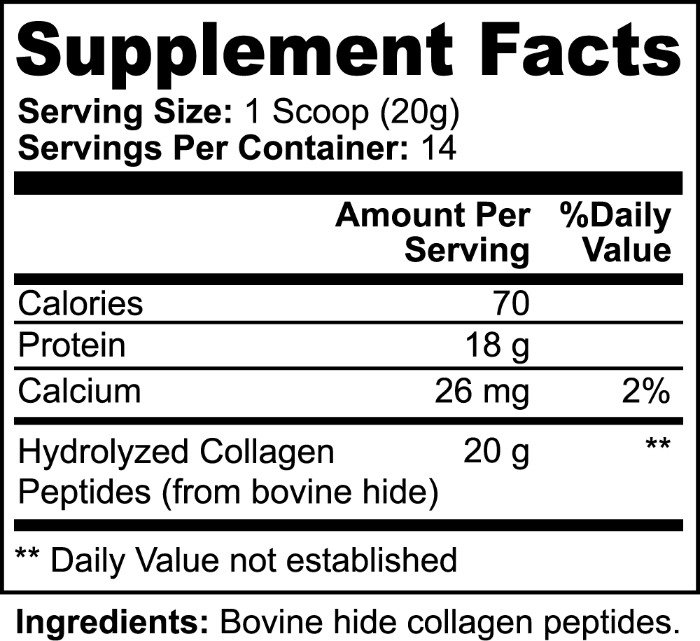 Grass-Fed Hydrolyzed Collagen Peptides - Wortex Nutrition
