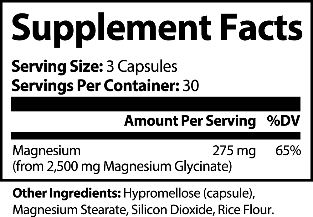 Calm Balance – Magnesium Glycinate for Stress Relief, Better Sleep & Heart Health - Wortex Nutrition