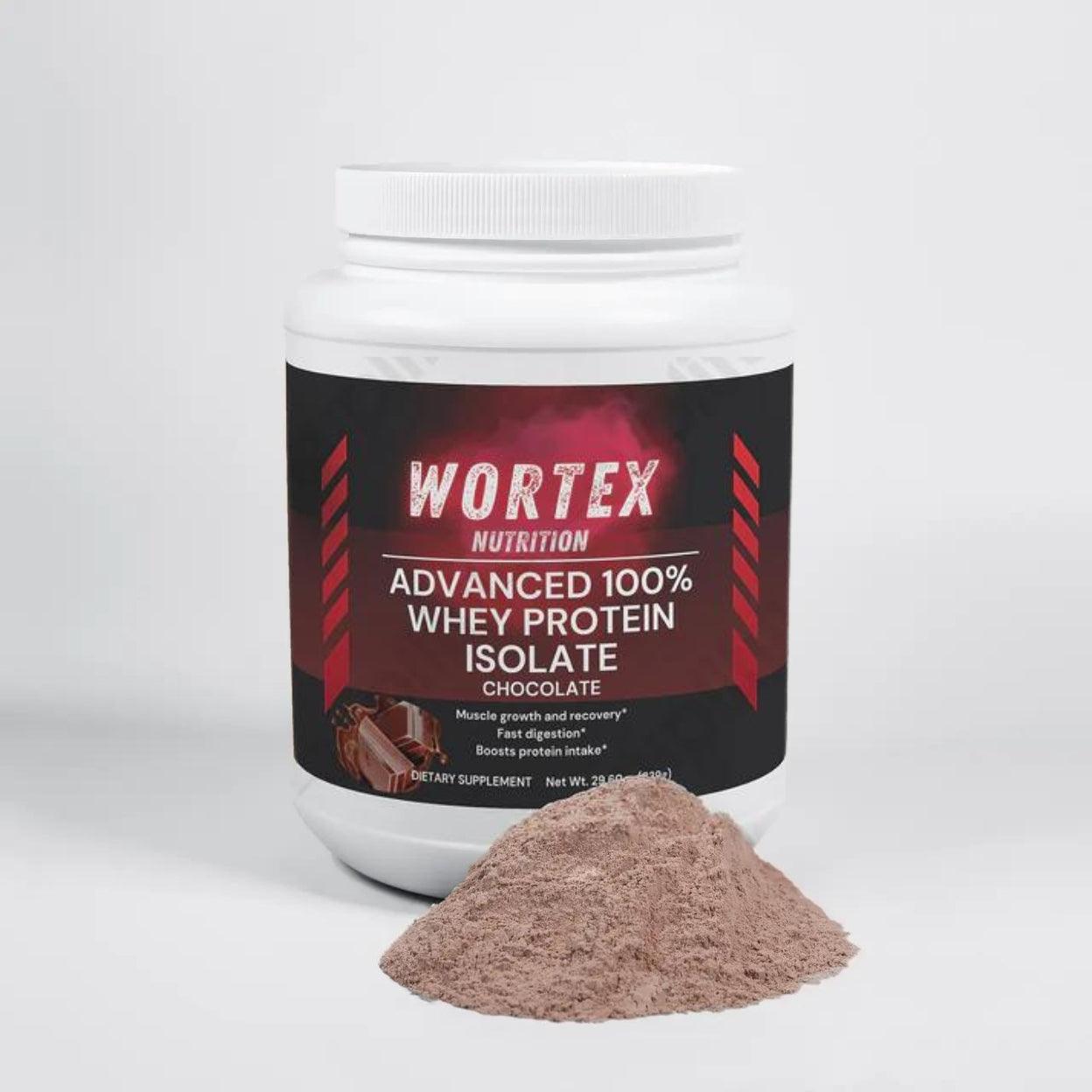 Advanced 100% Whey Protein Isolate (Chocolate) - Wortex Nutrition
